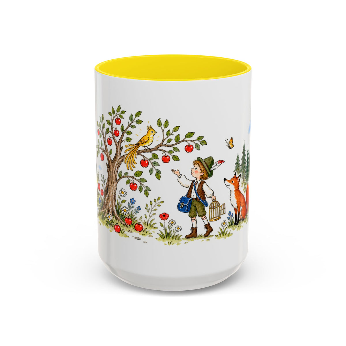 The Golden Bird Mug | Storybook Fairy Tale Accent Coffee Mug | EveryLegend