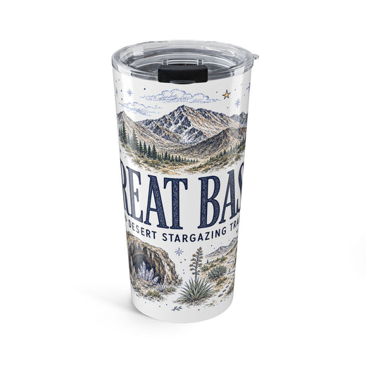 Great Basin National Park 20oz Tumbler | Nevada Desert Stargazing Hiking Gift | Insulated Stainless Steel Travel Cup
