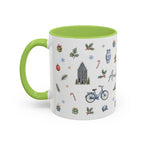 Amsterdam Christmas Watercolor Mug | Festive City Souvenir Coffee Cup