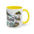 Lord Howe Island Mug, Australia Travel Souvenir, Bucket List Gift, Accent Ceramic Coffee Mug 11oz 15oz