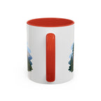 Sequoia National Park Coffee Mug | Solid Color Block Park Souvenir | 11oz 15oz Accent Mug