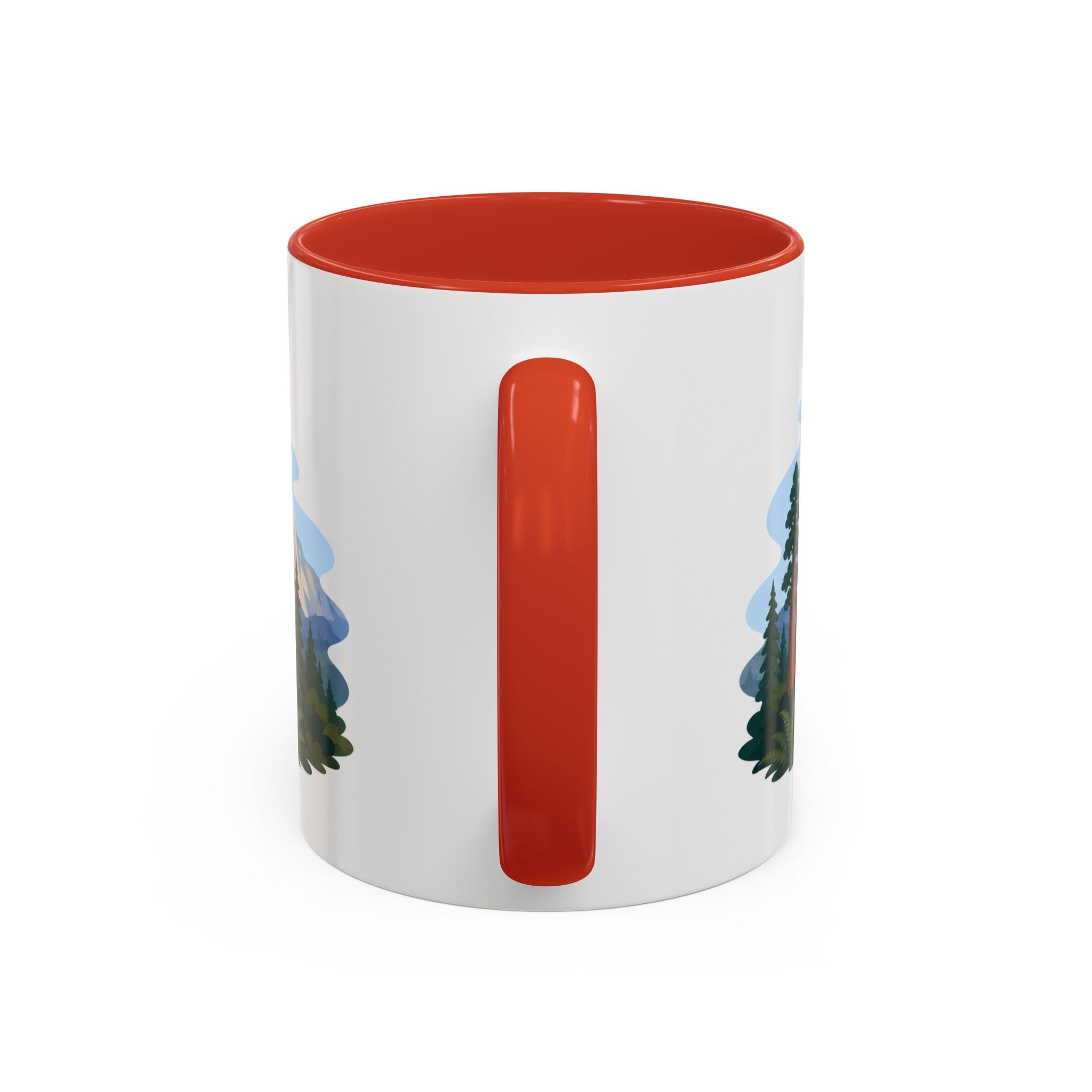 Sequoia National Park Coffee Mug | Solid Color Block Park Souvenir | 11oz 15oz Accent Mug