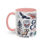 Grand Canyon National Park Coffee Mug | Hiking Camping Nature Gift | Accent Color Ceramic 11oz 15oz