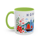 Hong Kong Coffee Mug | Travel Souvenir Accent Mug | Place Gift Ceramic Cup 11oz 15oz