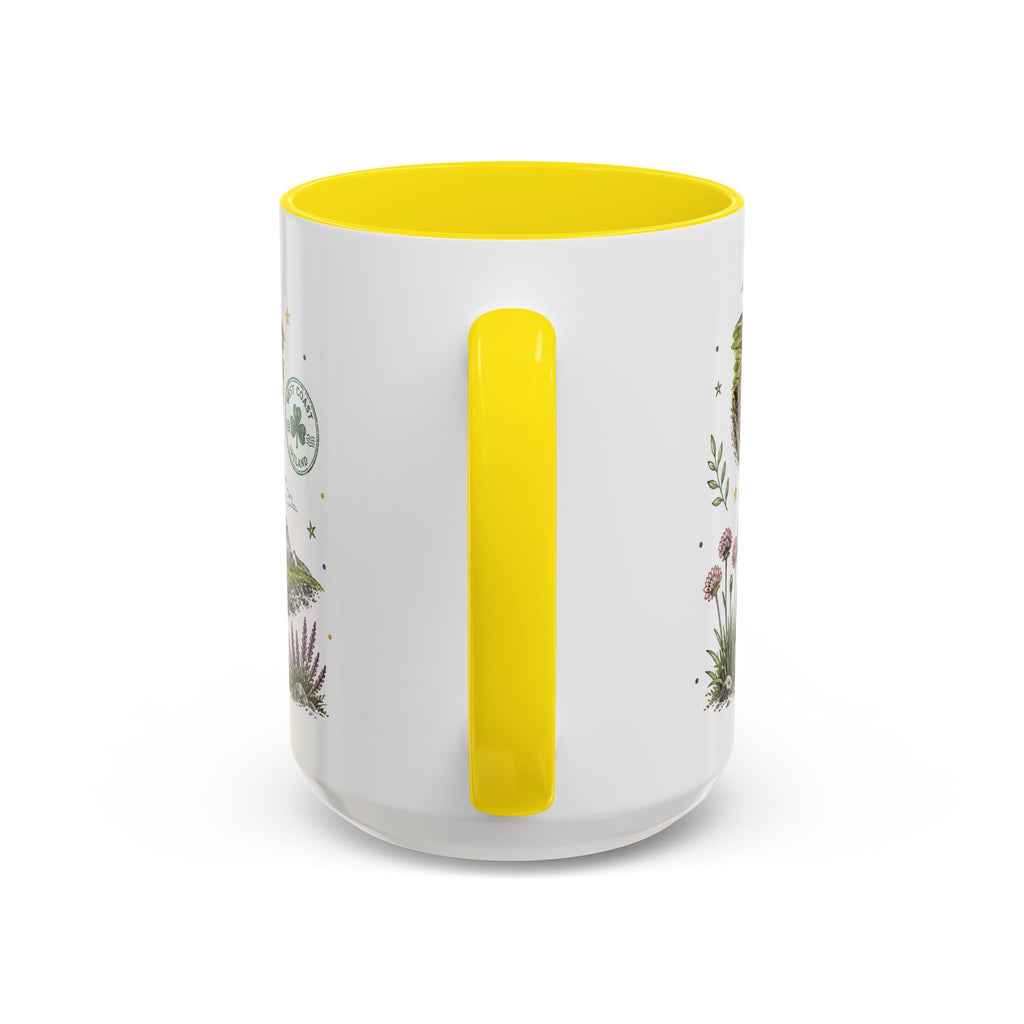 Irish West Coast Coffee Mug | Travel Destination Souvenir Gift | Accent Color Ceramic 11oz 15oz