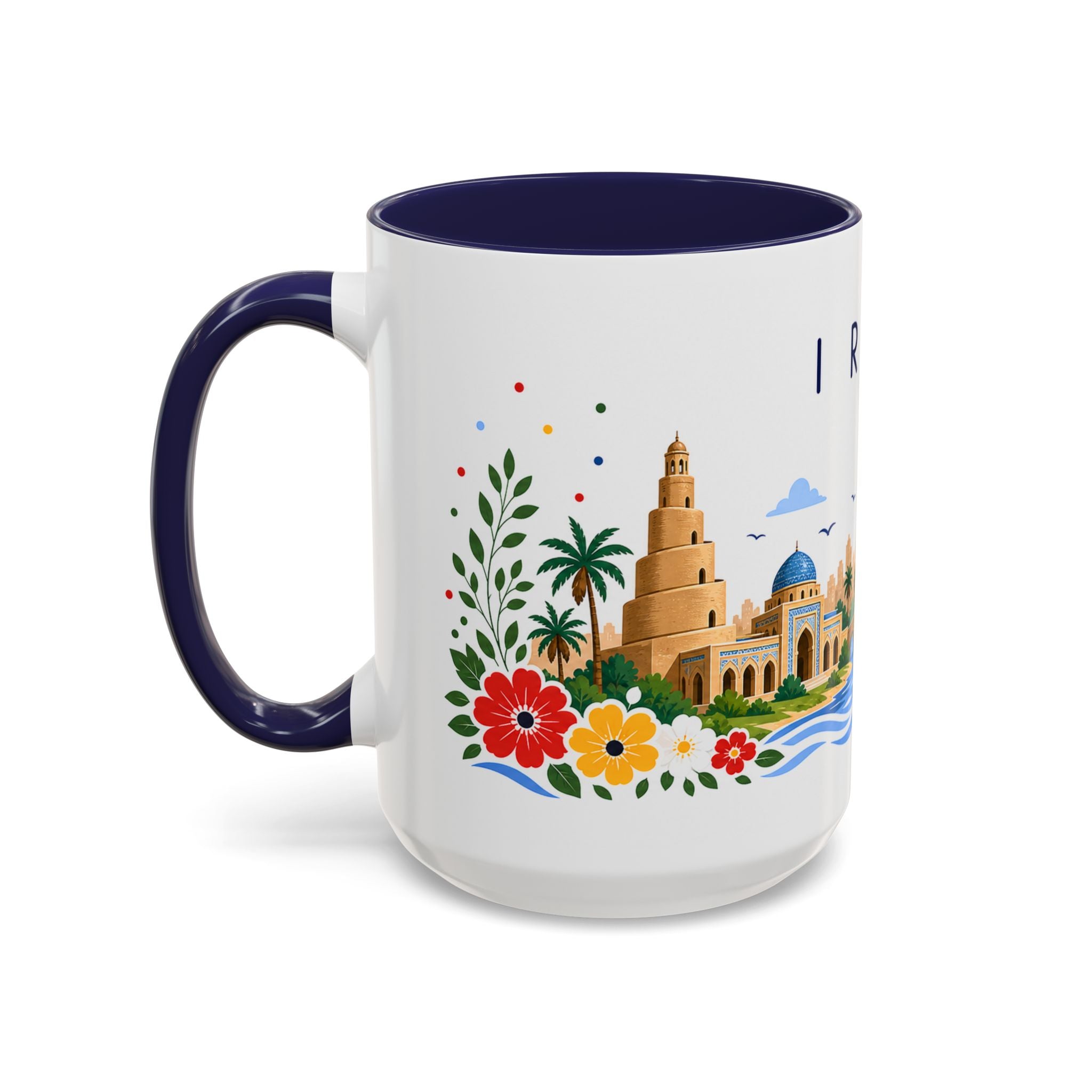 Iraq Coffee Mug | Travel Souvenir Accent Mug | Place Gift Ceramic Cup 11oz 15oz