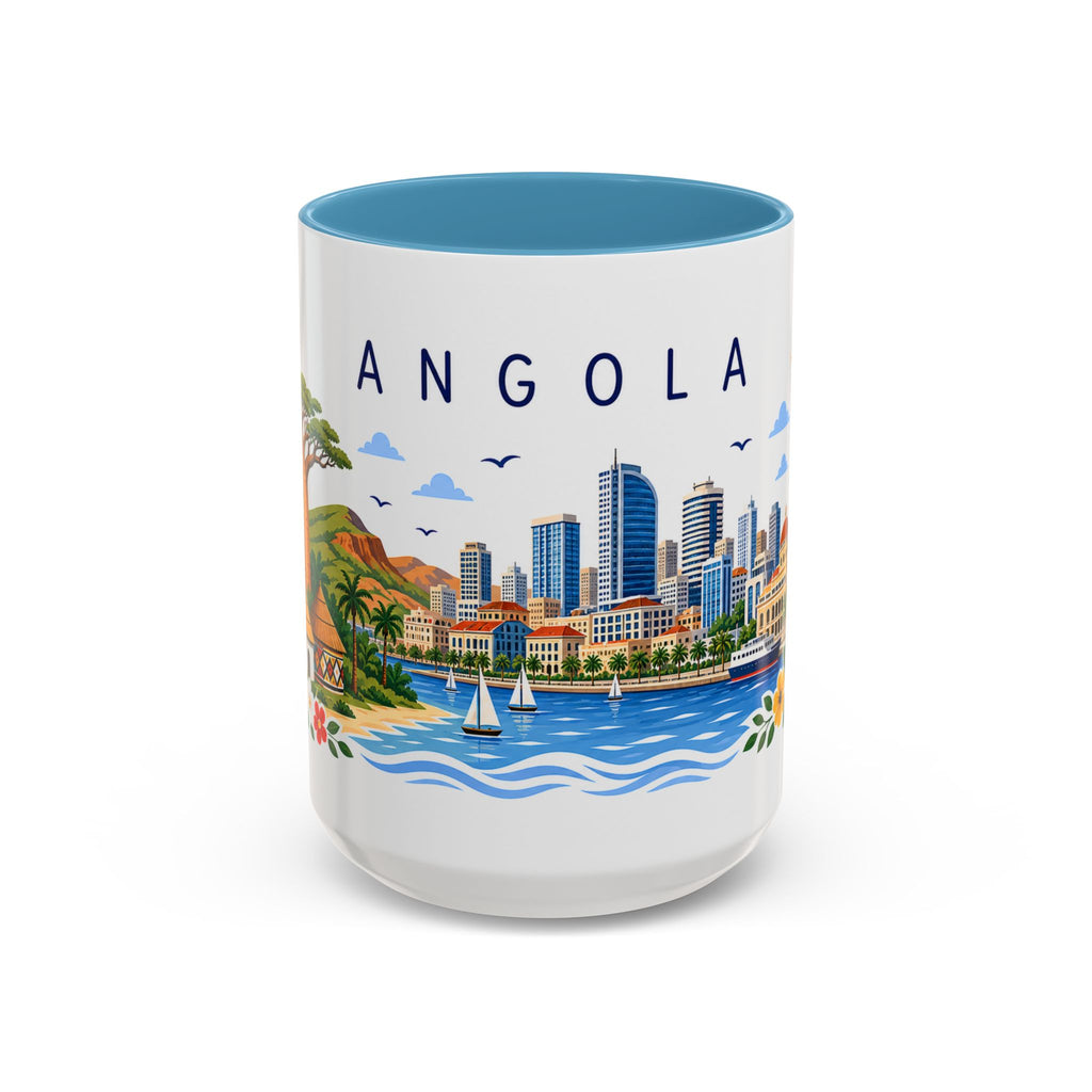 Angola Coffee Mug | Travel Souvenir Accent Mug | Place Gift Ceramic Cup 11oz 15oz
