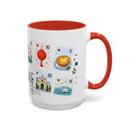 Macau Coffee Mug | Postage Stamp Collage Mug | Travel Souvenir Accent Cup 11oz 15oz
