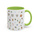 Rome Christmas Mug | Watercolor City Souvenir | Ceramic Coffee Cup