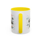 Bali Coffee Mug | Indonesia Souvenir Travel Gift | Accent Color Ceramic 11oz 15oz