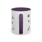 Rocky Mountain National Park Christmas Mug | Watercolor Travel Souvenir | Holiday Gift | Accent Ceramic Coffee Cup 11oz 15oz