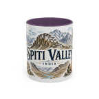 Spiti Valley Mug, India Travel Souvenir, Bucket List Gift, Accent Ceramic Coffee Mug 11oz 15oz