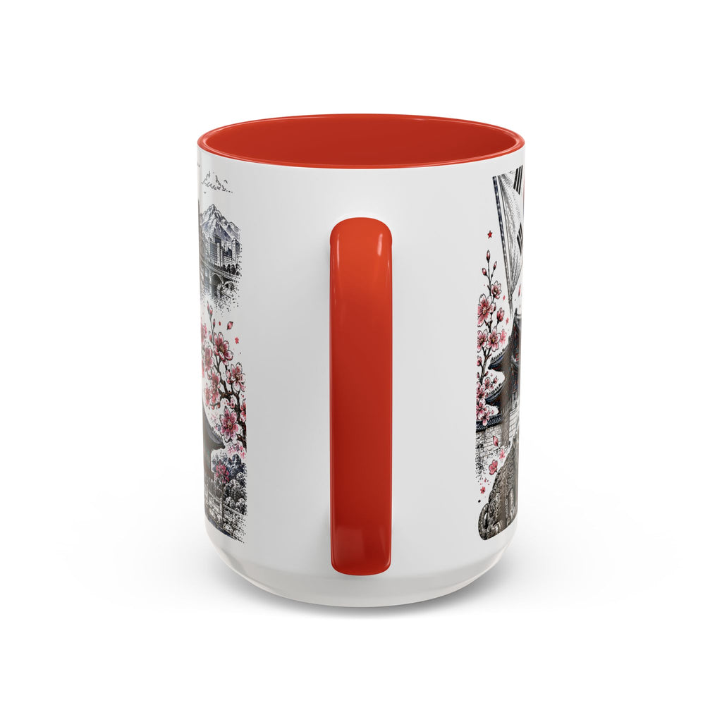 South Korea Soccer Coffee Mug | World Cup Fan Gift | Accent Color Ceramic 11oz 15oz Match Day Cup