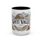 Spiti Valley Mug, India Travel Souvenir, Bucket List Gift, Accent Ceramic Coffee Mug 11oz 15oz