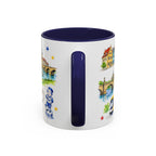 Dresden Illustrated Travel Mug | City Souvenir Accent Coffee Mug | 11oz 15oz Ceramic Cup