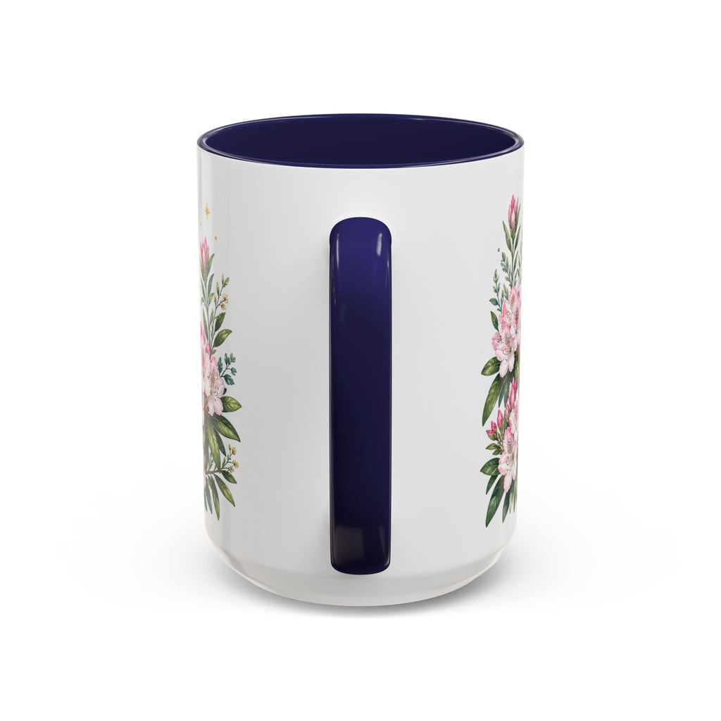 West Virginia State Map Mug | Appalachian Bridge, Rhododendron Accent Coffee Cup