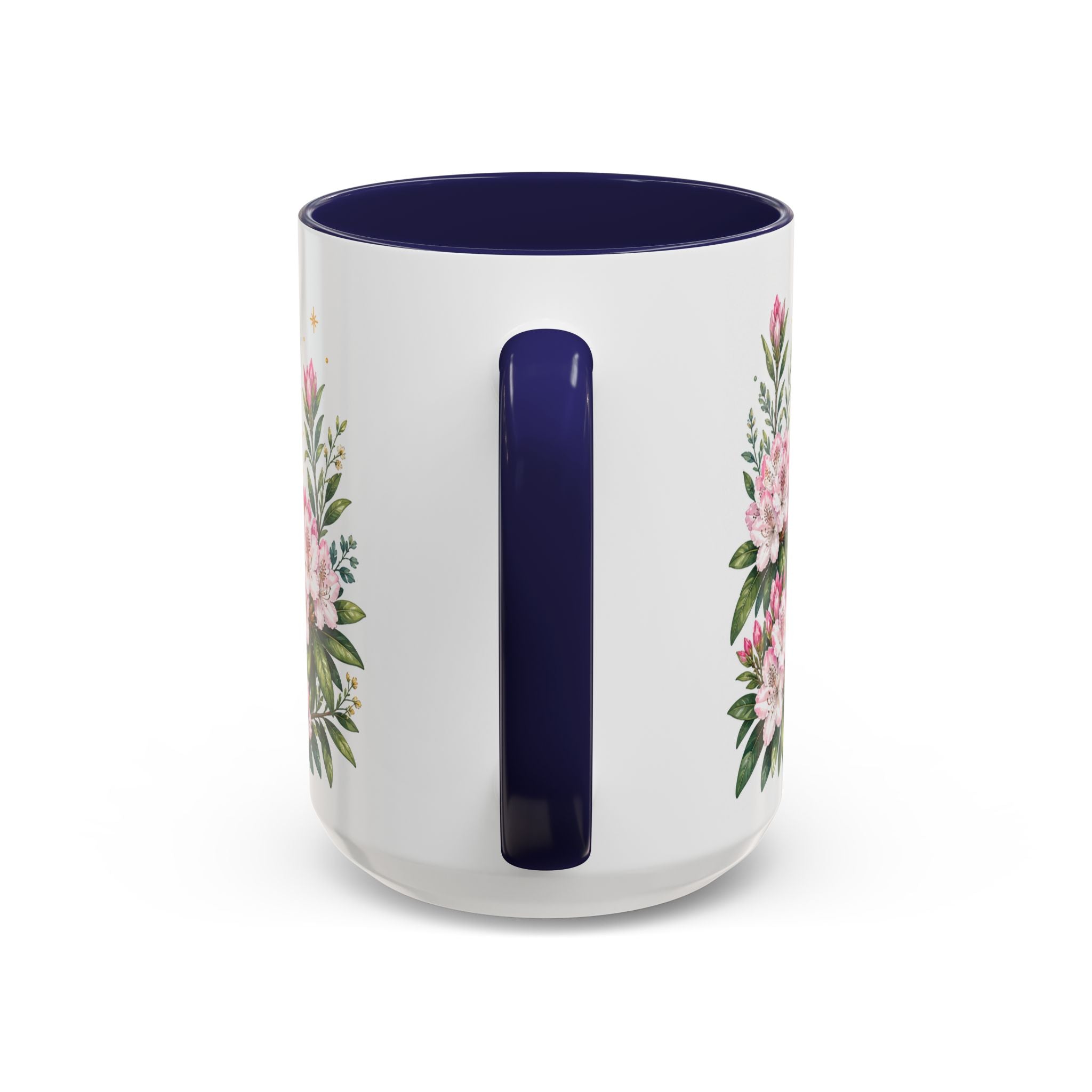 West Virginia State Map Mug | Appalachian Bridge, Rhododendron Accent Coffee Cup