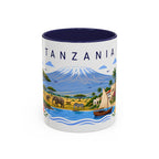 Tanzania Coffee Mug | Travel Souvenir Accent Mug | Place Gift Ceramic Cup 11oz 15oz