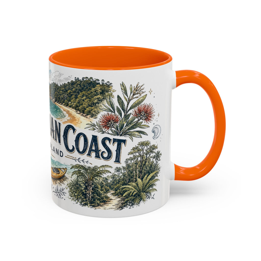 Abel Tasman Coast Mug, New Zealand Travel Souvenir, Bucket List Gift, Accent Ceramic Coffee Mug 11oz 15oz