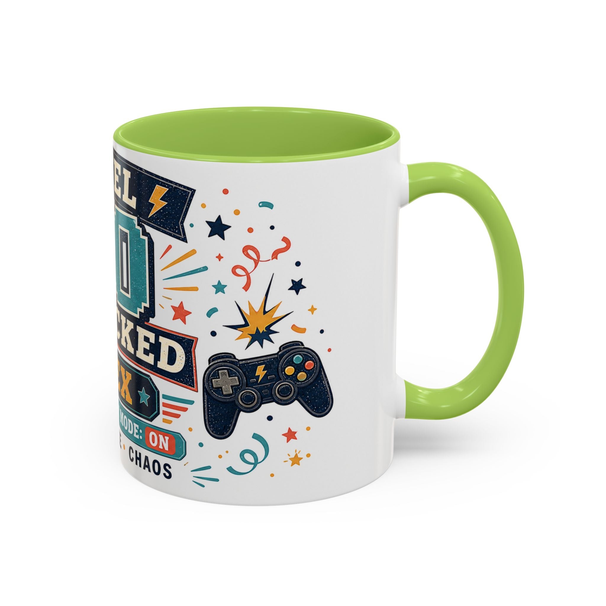 Custom Gamer Birthday Mug | Level Unlocked Name Age Coffee Cup