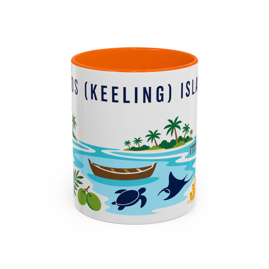 Cocos (Keeling) Islands Coffee Mug | Travel Souvenir Accent Mug | Country Gift Ceramic Cup 11oz 15oz