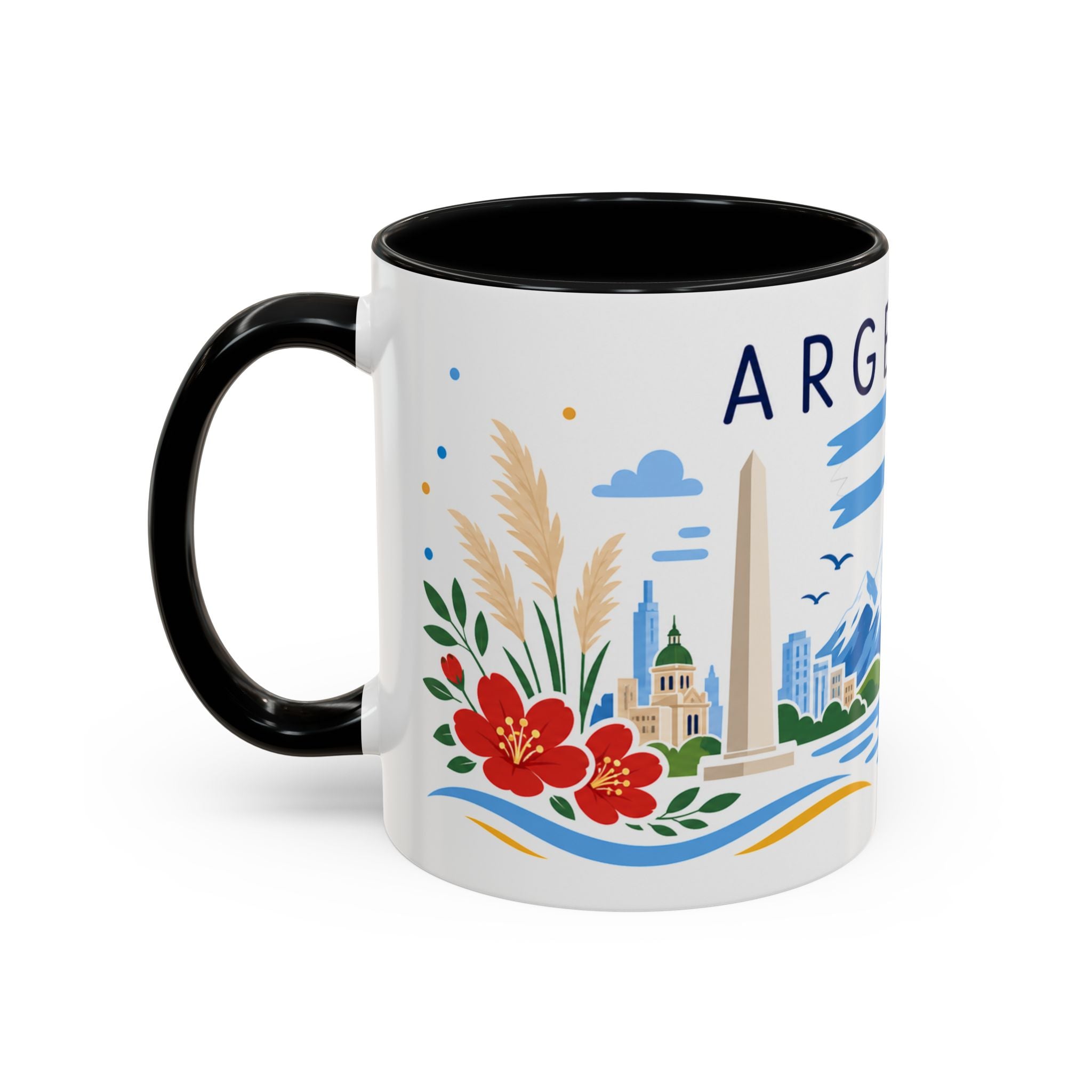 Argentina Coffee Mug | Travel Souvenir Accent Mug | Country Gift Ceramic Cup 11oz 15oz