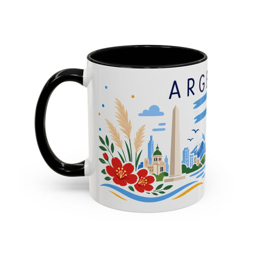 Argentina Coffee Mug | Travel Souvenir Accent Mug | Country Gift Ceramic Cup 11oz 15oz