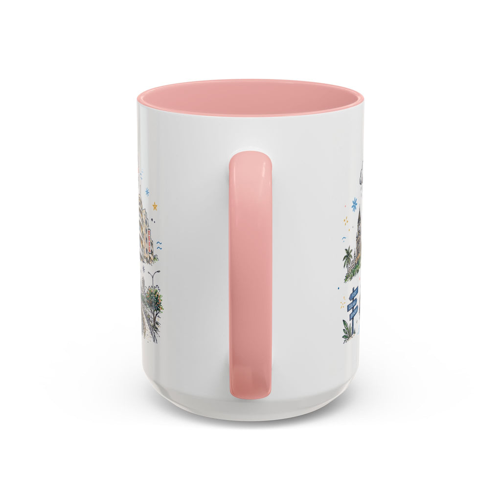 Mumbai Coffee Mug | India Souvenir Travel Gift | Accent Color Ceramic 11oz 15oz