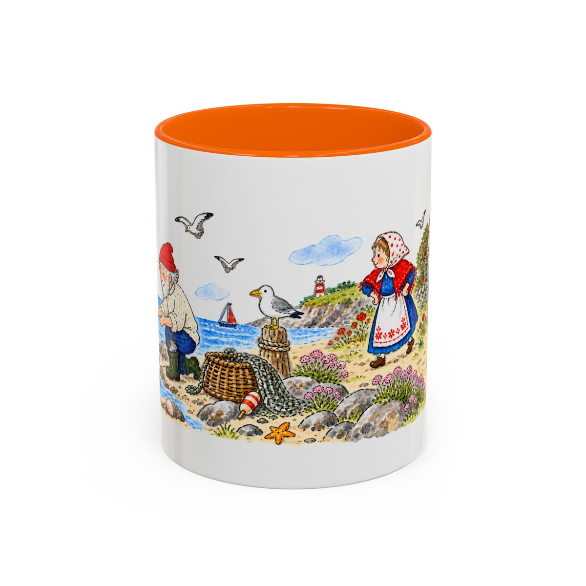 The Fisherman and His Wife Mug | Storybook Fairy Tale Accent Coffee Mug | EveryLegend