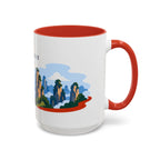 Zhangjiajie Coffee Mug | Travel Destination Souvenir Gift | Accent Color Ceramic 11oz 15oz