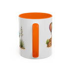 Albuquerque Illustrated Travel Mug | City Souvenir Accent Coffee Mug | 11oz 15oz Ceramic Cup