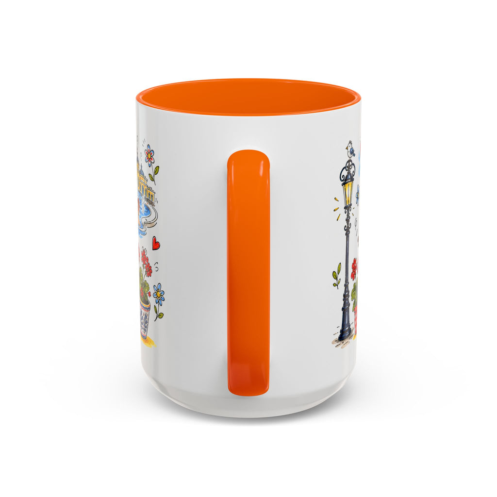 Budapest Travel Mug | European City Souvenir Accent Coffee Mug | 11oz 15oz Ceramic Cup