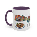 Omaha Illustrated Travel Mug | City Souvenir Accent Coffee Mug | 11oz 15oz Ceramic Cup