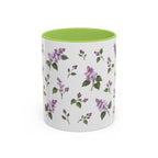 New Hampshire Purple Lilac Mug, State Flower Floral Coffee Cup, 11oz Botanical Gift