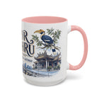 Johor Bahru Coffee Mug | Malaysia Travel Souvenir | Vintage Illustrated City Gift | 11 oz 15 oz Accent Mug