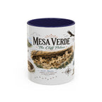 Mesa Verde National Park Coffee Mug | Colorado Ancient Cliff Dwellings Gift | Accent Color Ceramic 11oz 15oz
