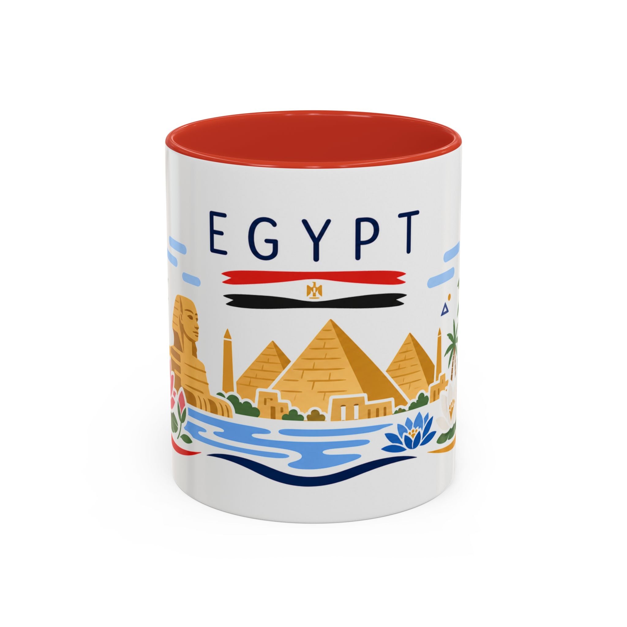 Egypt Coffee Mug | Travel Souvenir Accent Mug | Country Gift Ceramic Cup 11oz 15oz