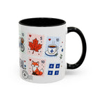 Montreal Coffee Mug | Postage Stamp Collage Mug | Travel Souvenir Accent Cup 11oz 15oz