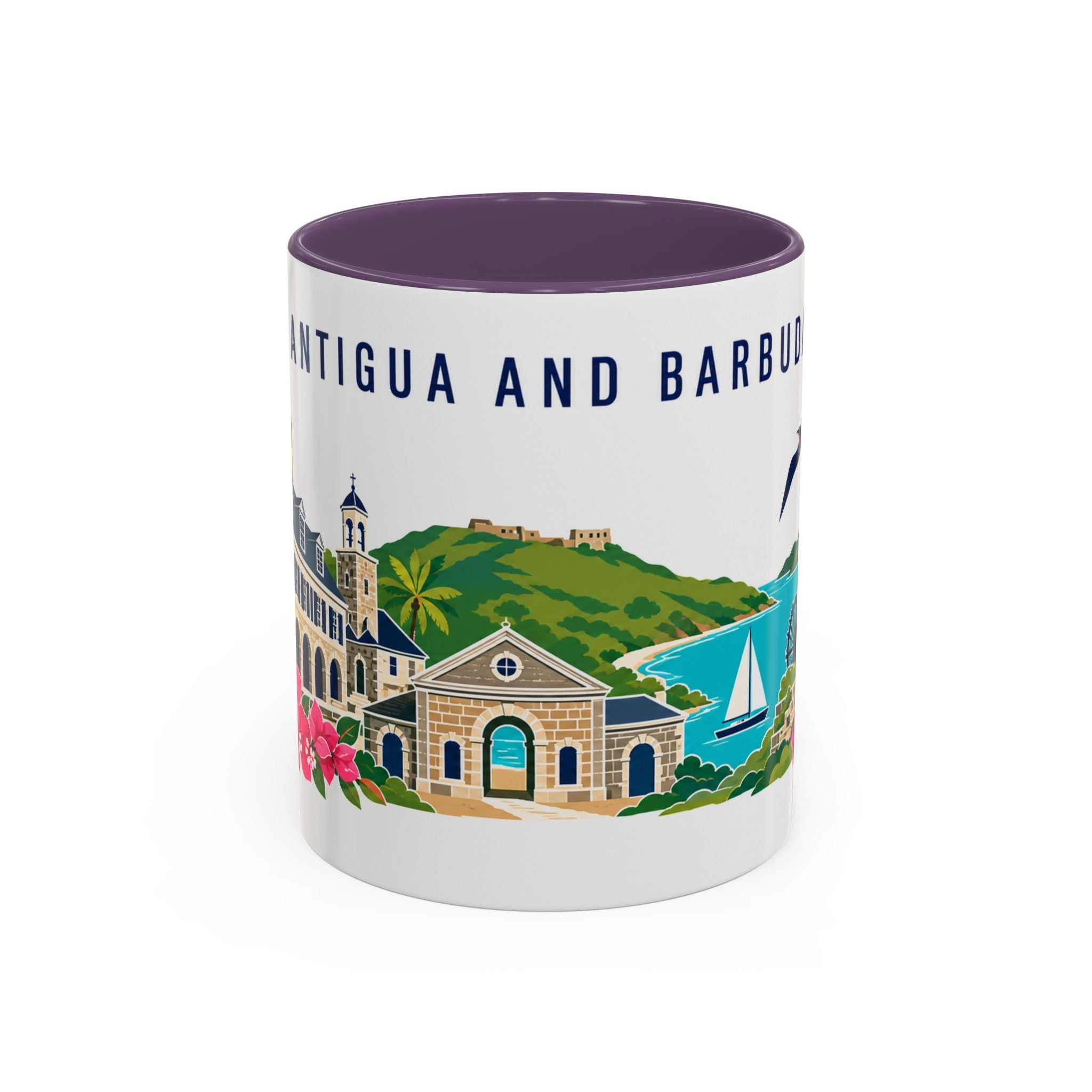 Antigua and Barbuda Coffee Mug | Travel Souvenir Accent Mug | Country Gift Ceramic Cup 11oz 15oz