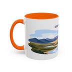 Kobuk Valley National Park Coffee Mug | Solid Color Block Park Souvenir | 11oz 15oz Accent Mug