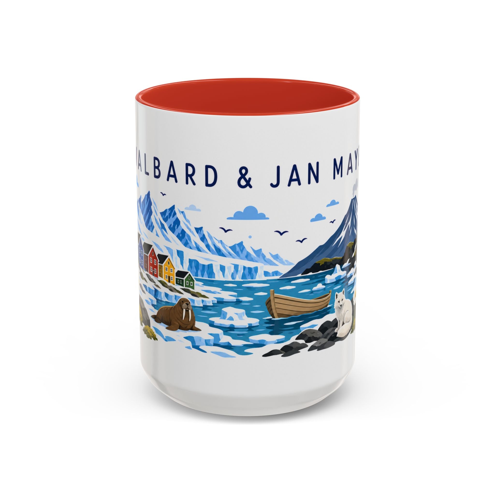 Svalbard & Jan Mayen Coffee Mug | Travel Souvenir Accent Mug | Country Gift Ceramic Cup 11oz 15oz