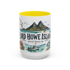 Lord Howe Island Mug, Australia Travel Souvenir, Bucket List Gift, Accent Ceramic Coffee Mug 11oz 15oz