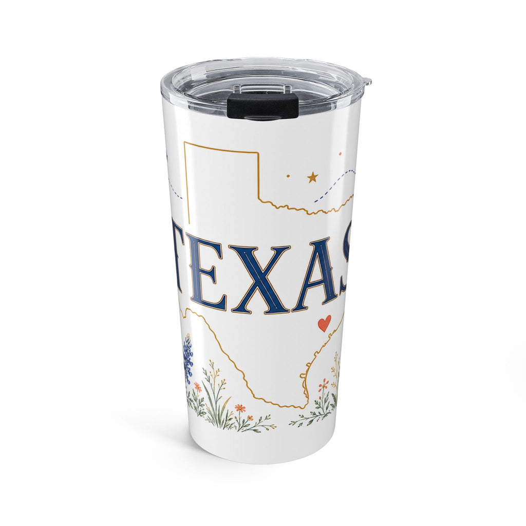Texas State Flower 20oz Tumbler | Texas Botanical Gift | Insulated Stainless Steel Travel Cup