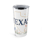 Texas State Flower 20oz Tumbler | Texas Botanical Gift | Insulated Stainless Steel Travel Cup