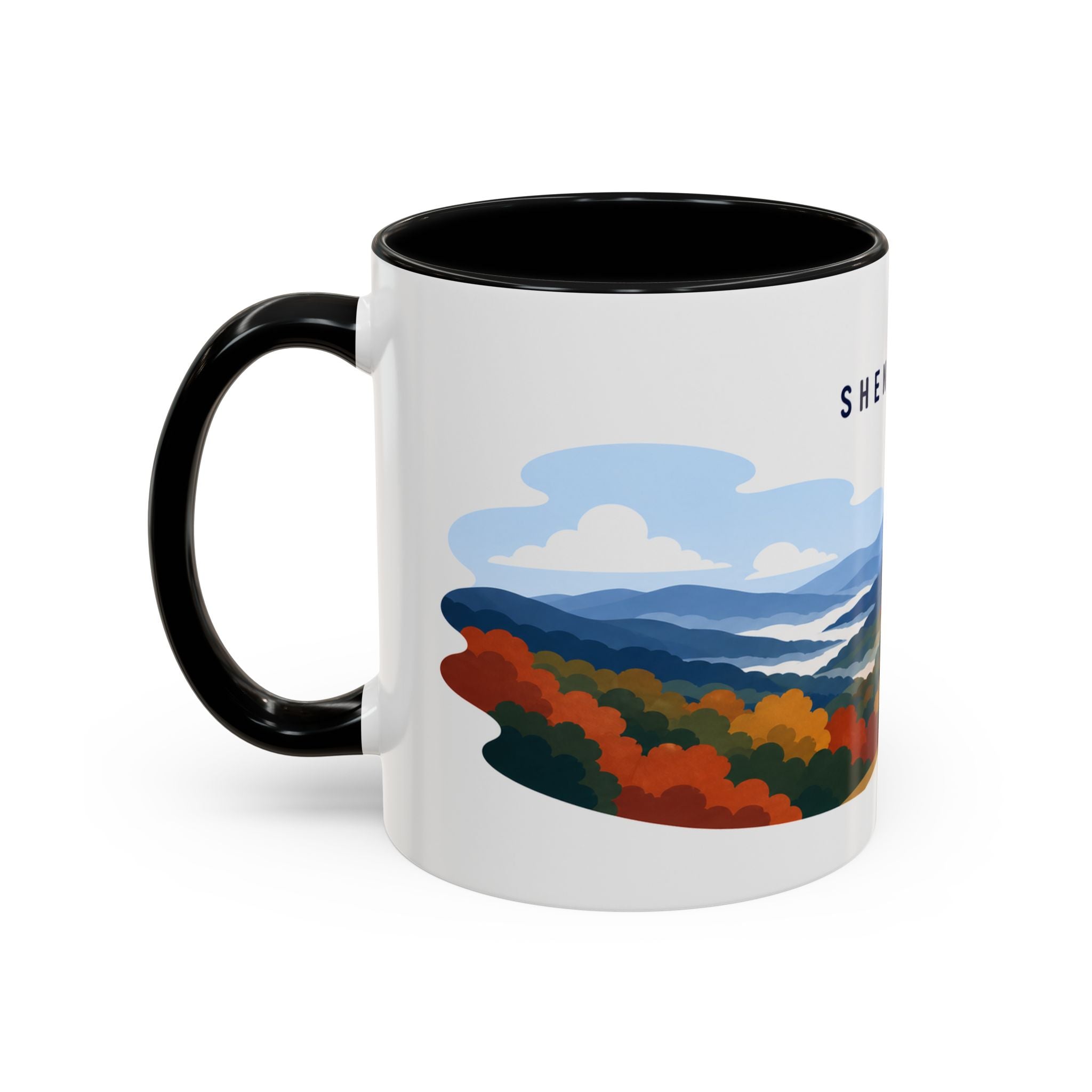 Shenandoah National Park Coffee Mug | Solid Color Block Park Souvenir | 11oz 15oz Accent Mug