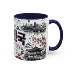 South Korea Soccer Coffee Mug | World Cup Fan Gift | Accent Color Ceramic 11oz 15oz Match Day Cup