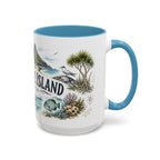 Lord Howe Island Mug, Australia Travel Souvenir, Bucket List Gift, Accent Ceramic Coffee Mug 11oz 15oz