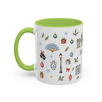 Madrid Christmas Mug | Watercolor City Souvenir, Travel Memories, Ceramic Coffee Cup