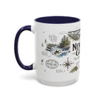 New River Gorge National Park Coffee Mug | West Virginia River Canyon Climbing Gift | Accent Color Ceramic 11oz 15oz