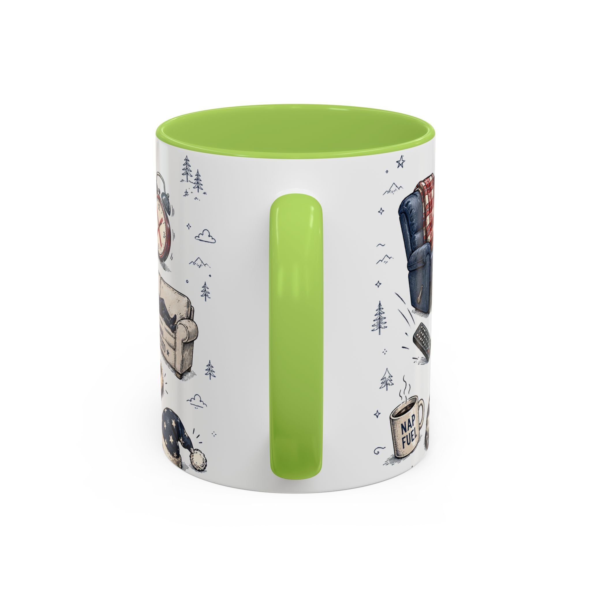 Nap Champion Coffee Mug | Father's Day Gift for Dad | Accent Color Ceramic 11oz 15oz